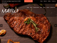 Tablet Screenshot of marowoodgrill.com